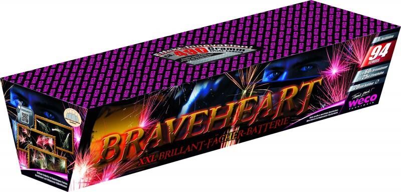 Jetzt Braveheart 94-Schuss-Feuerwerk-Batterie ab 99€ bestellen