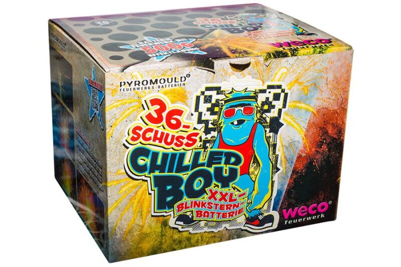 Jetzt Chilled Boy 36-Schuss-XXL-Blinkstern-Feuerwerk-Batterie ab 22.99€ bestellen