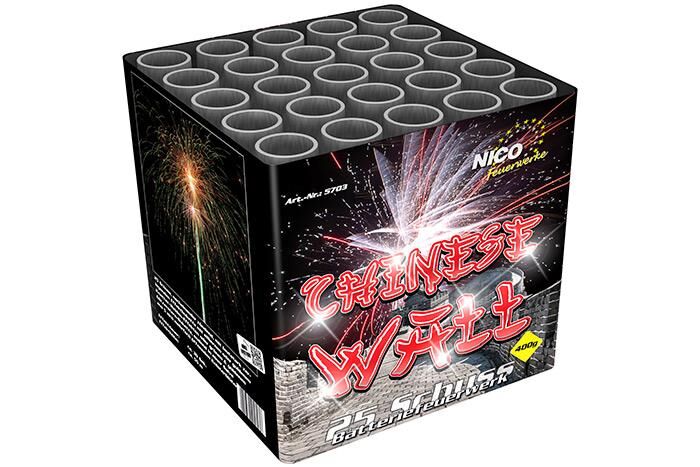 Jetzt Chinese Wall 25-Schuss-Feuerwerk-Batterie ab 29.99€ bestellen