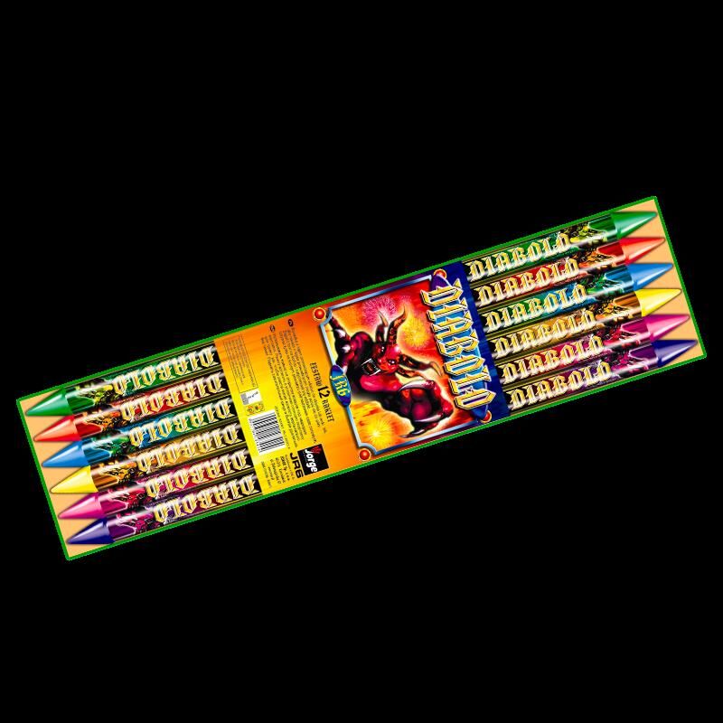 Jetzt Diabolo 6 12-teiliges Feuerwerk-Raketensortiment ab 11.99€ bestellen