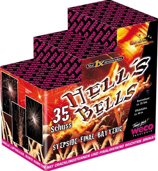 Jetzt Hells Bells 35-Schuss-Feuerwerk-Batterie ab 12.99€ bestellen