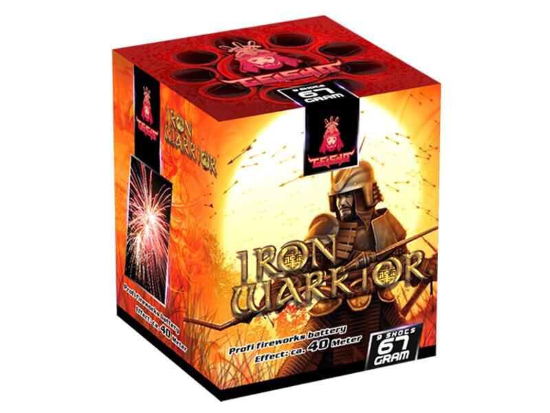 Jetzt Iron Warrior 9-Schuss-Feuerwerk-Batterie ab 6.99€ bestellen