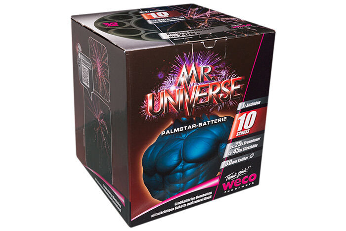 Jetzt Mr. Universe 10-Schuss-Feuerwerk-Batterie ab 15.99€ bestellen