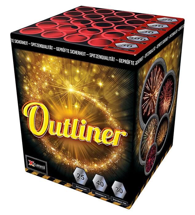 Jetzt Outliner 25 Schuss-Feuerwerk-Batterie ab 23.99€ bestellen