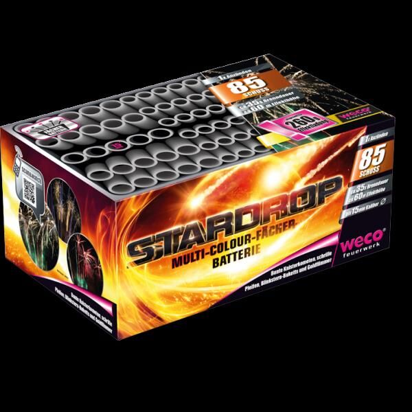 Jetzt Stardrop 85-Schuss-Feuerwerk-Batterie ab 17.99€ bestellen
