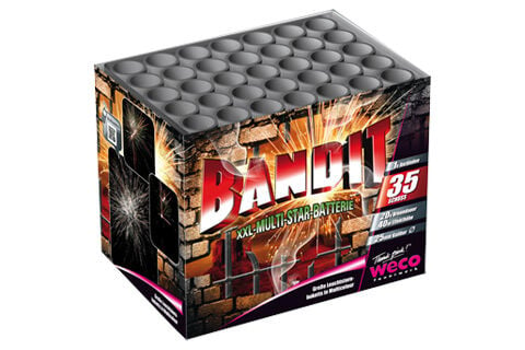 Jetzt Bandit 35-Schuss-Feuerwerk-Batterie ab 22.49€ bestellen