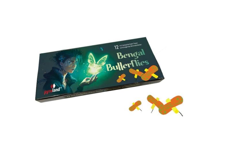 Jetzt Bengal Butterflies 12er Schachtel ab 2.24€ bestellen