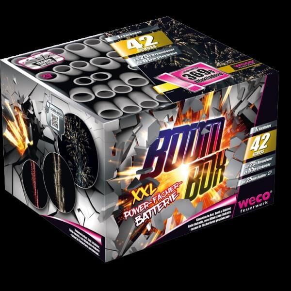 Jetzt Boombox 42-Schuss-Feuerwerk-Batterie ab 29.99€ bestellen