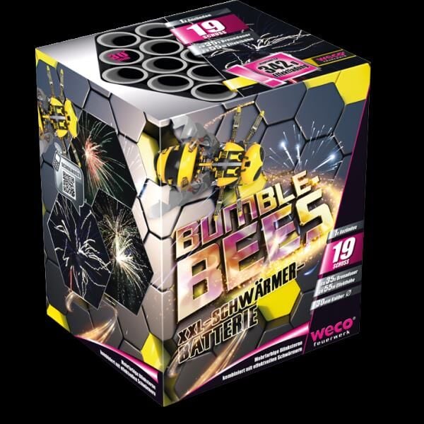 Jetzt Bumblebees 19-Schuss-Feuerwerk-Batterie ab 31.49€ bestellen