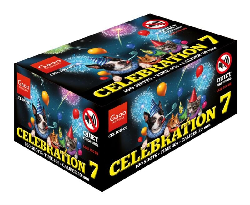 Jetzt Celebration 100-7 100-Schuss-Feuerwerk-Batterie ab 56.24€ bestellen