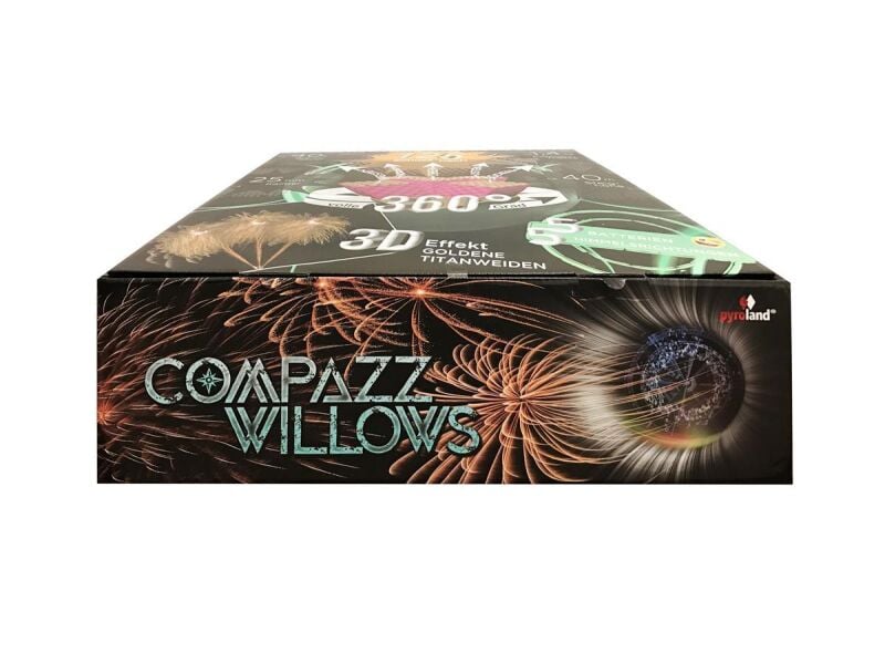 Jetzt Compazz Willows 125-Schuss-Feuerwerkverbund ab 187.49€ bestellen