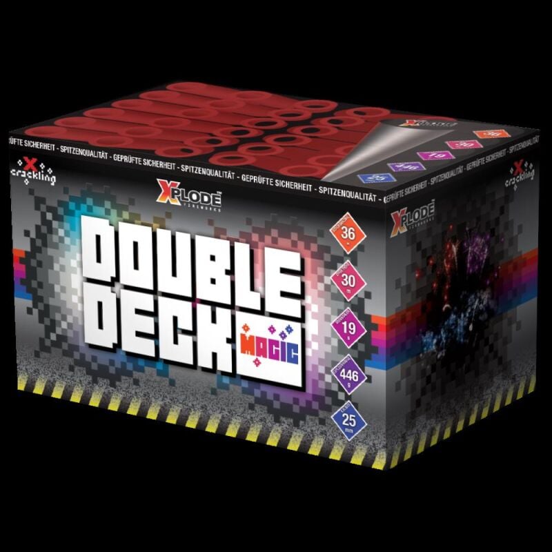 Jetzt Double Deck Magic 36-Schuss-Feuerwerk-Batterie ab 26.24€ bestellen