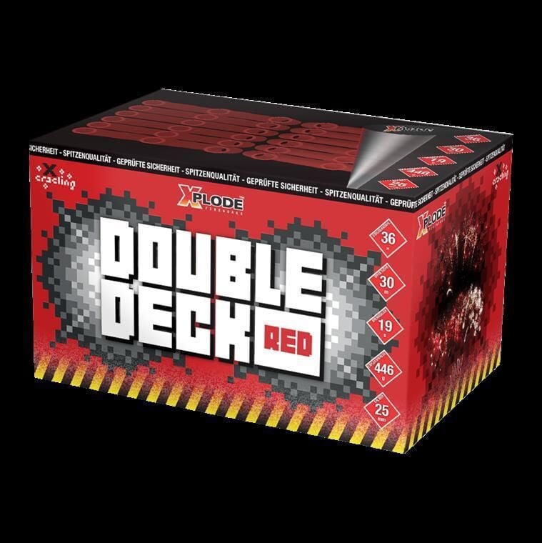 Jetzt Double Deck Red 36-Schuss-Feuerwerk-Batterie ab 26.24€ bestellen