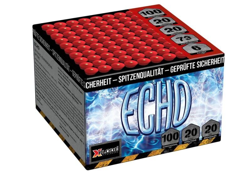 Jetzt Echo 100-Schuss-Feuerwerkbatterie ab 4.49€ bestellen