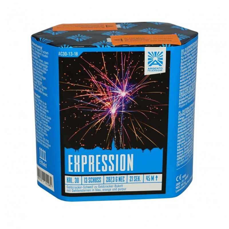 Jetzt Expression 13-Schuss-Feuerwerk-Batterie ab 17.99€ bestellen