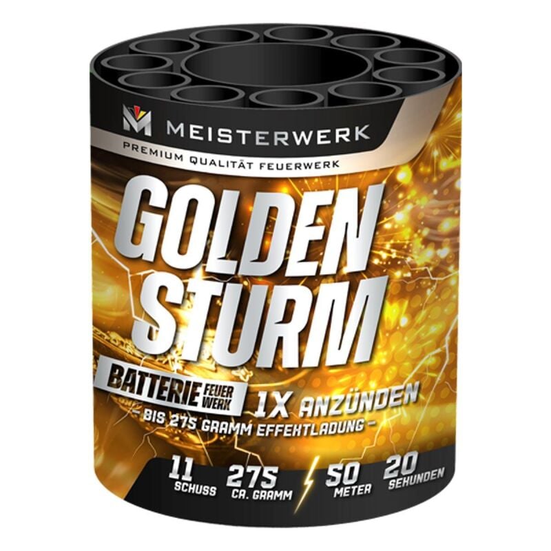 Jetzt Golden Sturm 11-Schuss-Feuerwerk-Batterie ab 8.99€ bestellen