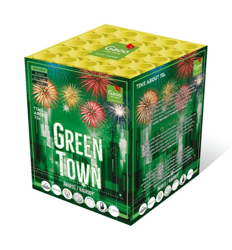Jetzt Green Town 25-Schuss-Feuerwerksbatterie ab 46.49€ bestellen