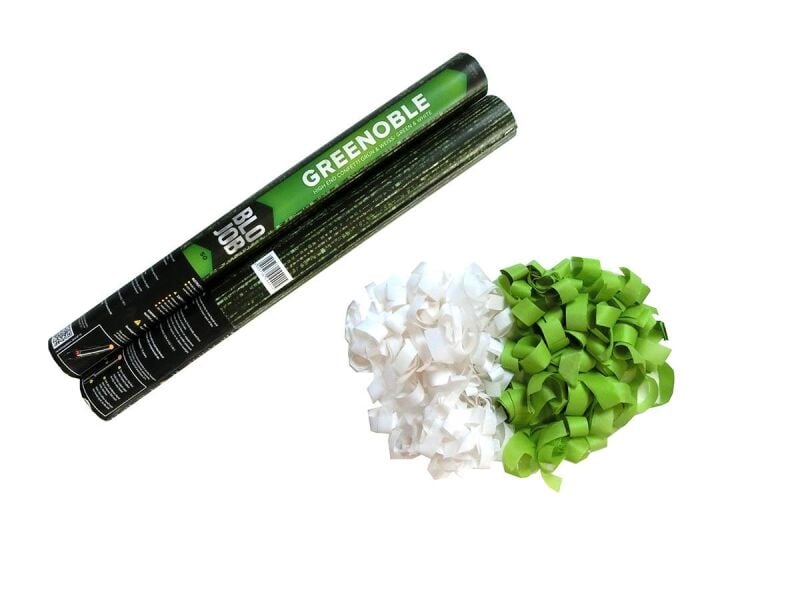 Jetzt Greenoble 50cm Papierflitter grün-weiß ab 3.19€ bestellen