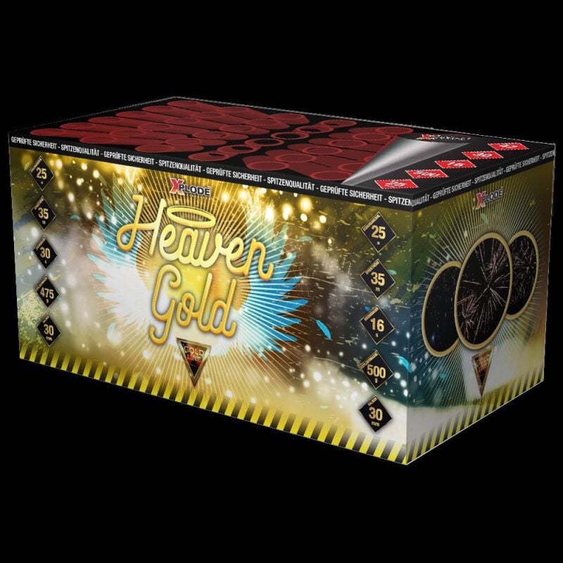 Jetzt Heaven Gold 42-Schuss-Feuerwerk-Batterie ab 27.74€ bestellen