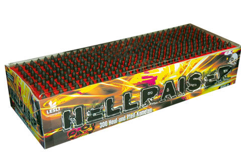 Jetzt Hellraiser 300-Schuss-Feuerwerk-Batterie ab 7.49€ bestellen