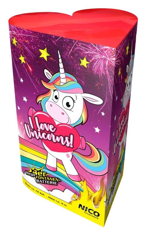 Jetzt I love Unicorns, Fontänenbatterie ab 14.99€ bestellen