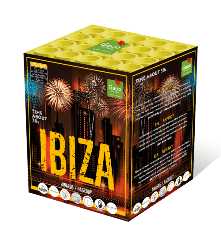 Jetzt Ibiza 20-Schuss-Feuerwerk-Batterie ab 37.49€ bestellen