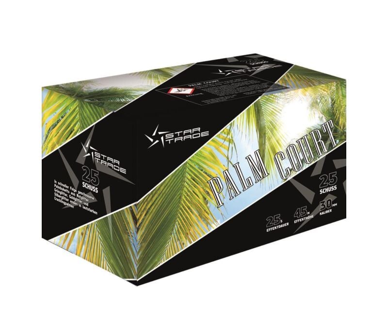 Jetzt Palm Court 25-Schuss-Feuerwerk-Batterie ab 29.99€ bestellen