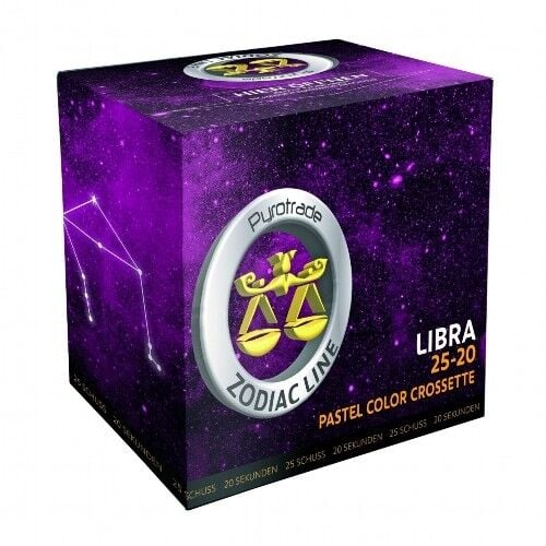 Jetzt Pastel Color Crossette - Libra - Zodiac Line 25-Schuss-Feuerwerk-Batterie ab 17.99€ bestellen