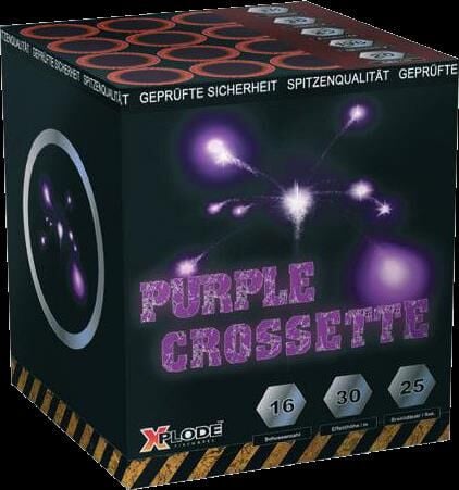 Jetzt Purple Crossette 16-Schuss-Feuerwerkbatterie ab 8.24€ bestellen