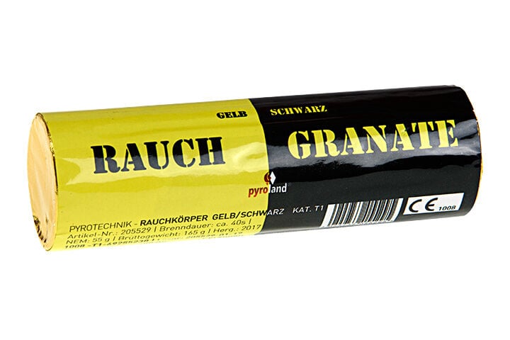 Jetzt Rauchgranate Gelb/Schwarz 40s ab 4.49€ bestellen