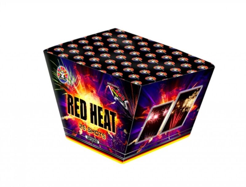 Jetzt Red Heat 25-Schuss-Feuerwerk-Batterie ab 26.24€ bestellen