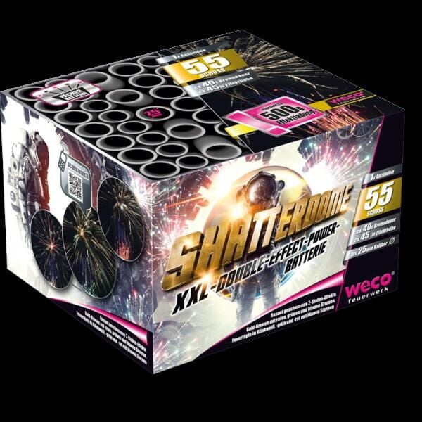 Jetzt Shatterdome 55-Schuss-Feuerwerk-Batterie ab 40.49€ bestellen
