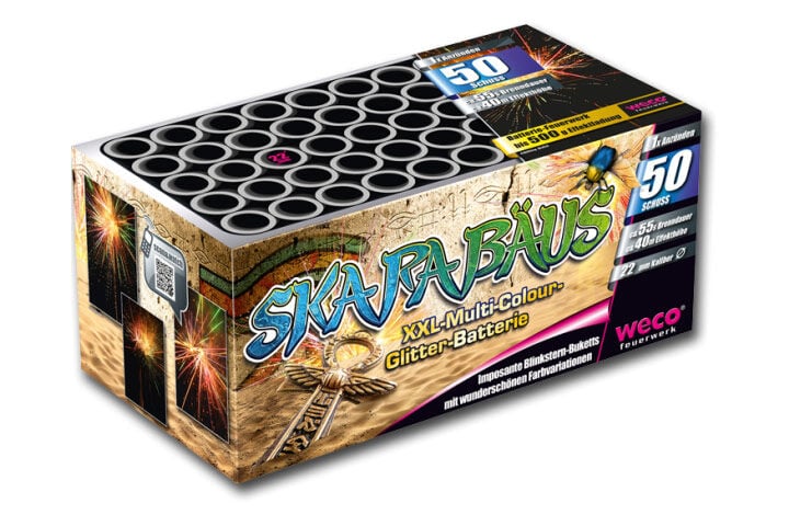 Jetzt Skarabäus 50-Schuss-Feuerwerk-Batterie ab 26.24€ bestellen