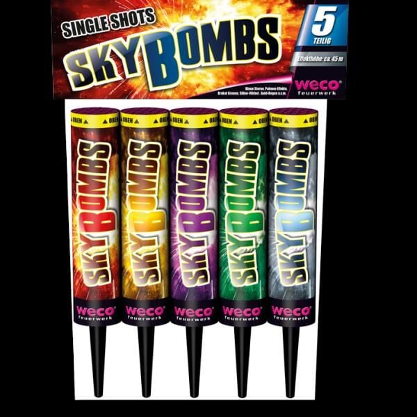 Jetzt Sky Bombs 5-teiliges Single Shot Sortiment ab 6.37€ bestellen