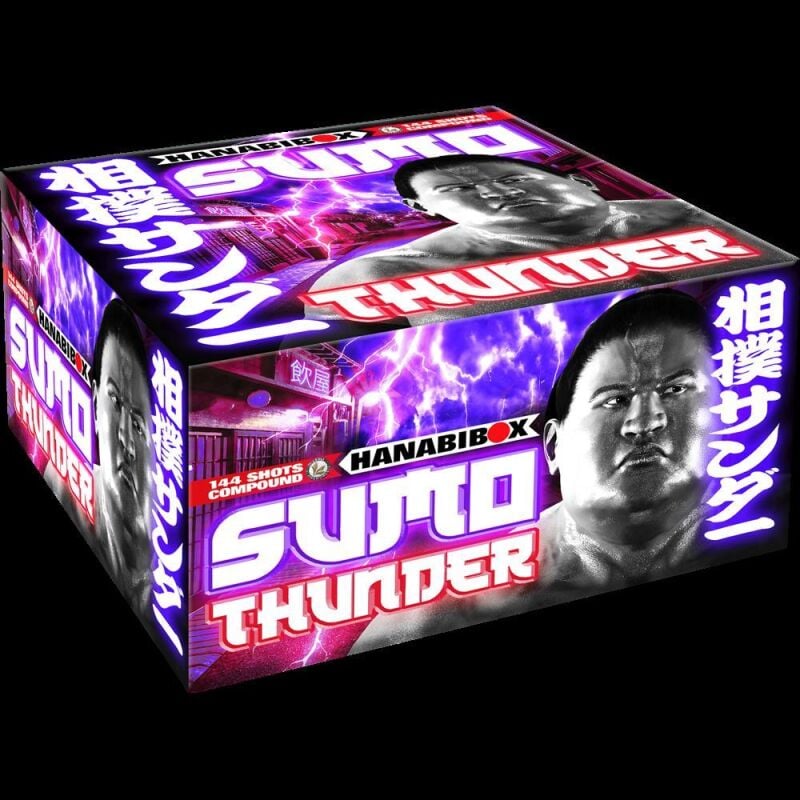 Jetzt Sumo Thunder 144-Schuss-Feuerwerkverbund (Stahlkäfig) ab 99€ bestellen