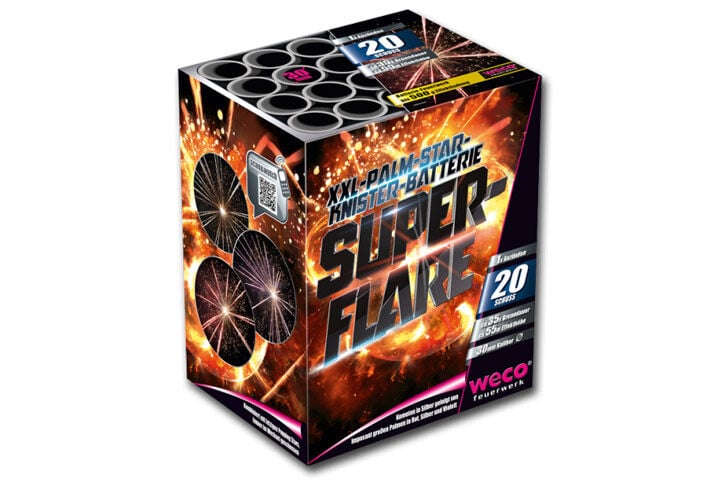 Jetzt Superflare 20-Schuss-Feuerwerk-Batterie ab 29.99€ bestellen