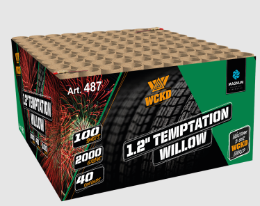 Jetzt Tempation Willow 100-Schuss-Feuerwerkverbund ab 119.99€ bestellen
