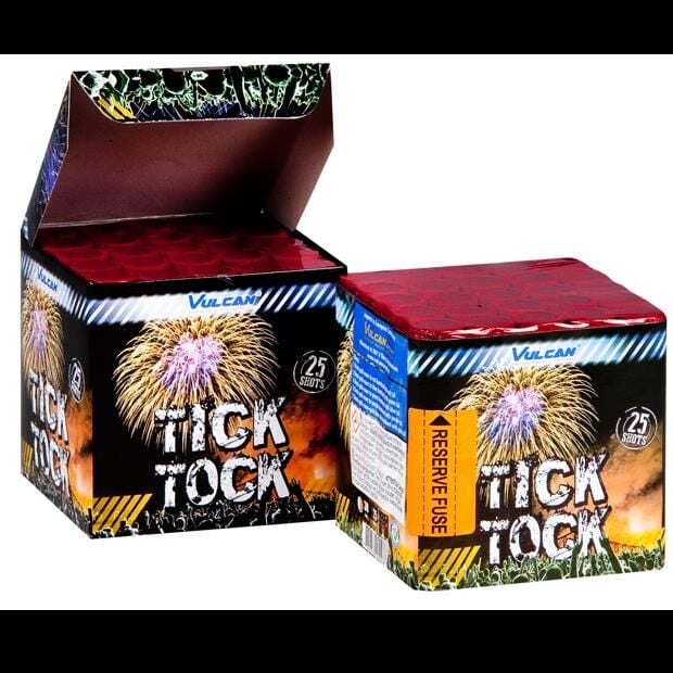 Jetzt Tick Tock 25-Schuss-Feuerwerk-Batterie ab 11.24€ bestellen