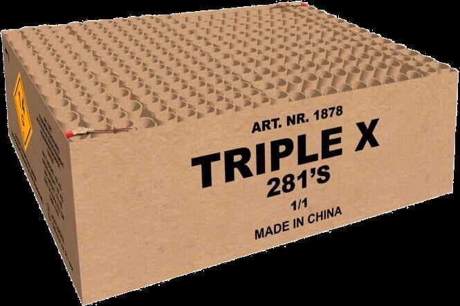 Jetzt Triple X 281-Schuss-Feuerwerkverbund (Double Compound) ab 247.49€ bestellen