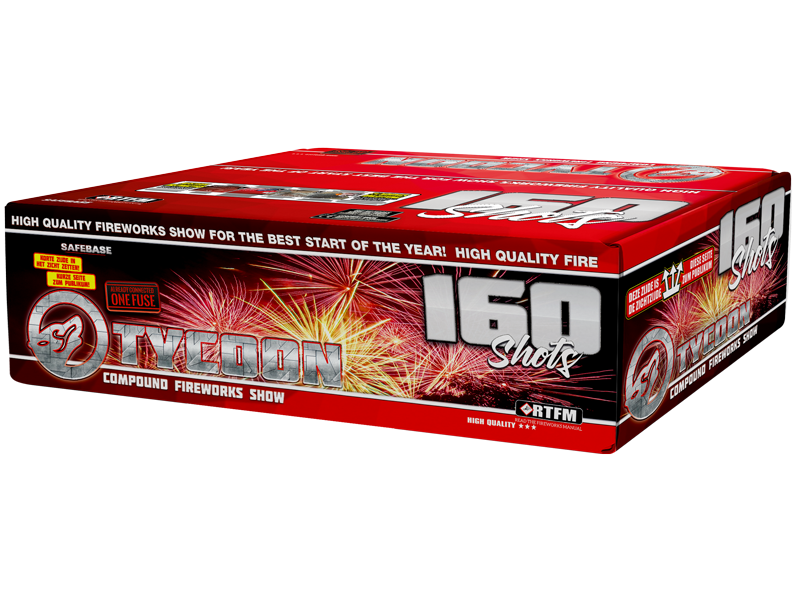 Jetzt Tycoon 160-Schuss-Feuerwerkverbund ab 176.24€ bestellen