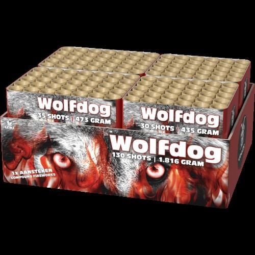 Jetzt Wolfdog / Kracherblitz130-Schuss-Feuerwerkverbund ab 64.49€ bestellen
