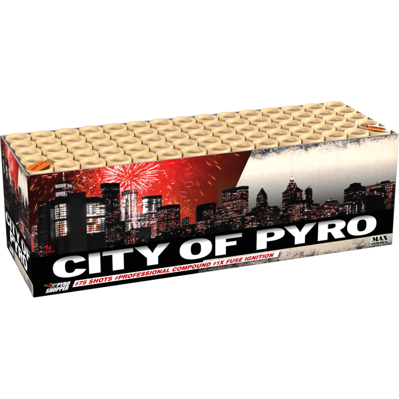 Jetzt City of Pyro 75-Schuss-Feuerwerks-Verbund ab 56.09€ bestellen