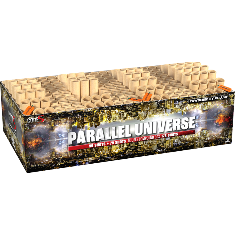 Jetzt Parallel Universe 178-Schuss-Feuerwerksverbund ab 195.49€ bestellen