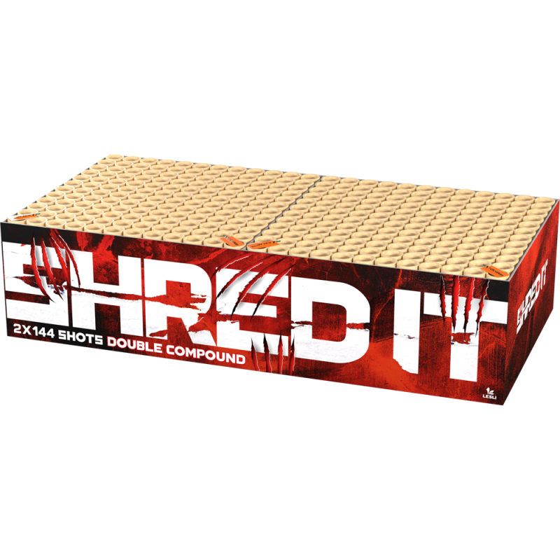 Jetzt Shred It Showbox 288-Schuss-Feuerwerks-Doppelverbund ab 182.74€ bestellen