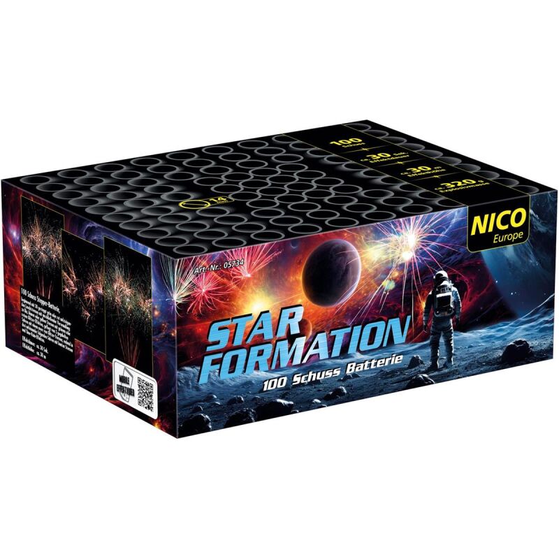 Jetzt Star Formation 100-Schuss-Feuerwerk-Batterie ab 44.19€ bestellen