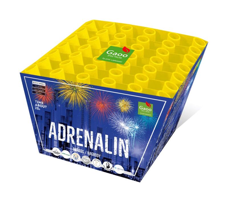 Jetzt Adrenalin-42-Schuss-Feuerwerk-Batterie ab 63.74€ bestellen