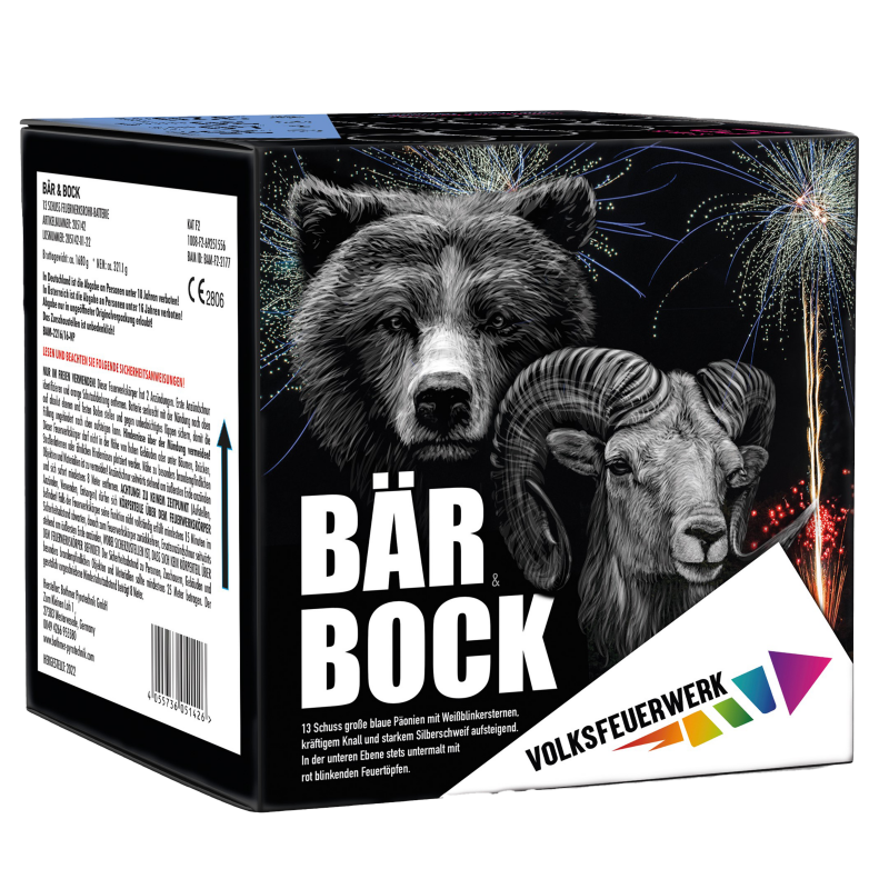 Jetzt Bär & Bock 13-Schuss-Feuerwerk-Batterie ab 22.09€ bestellen