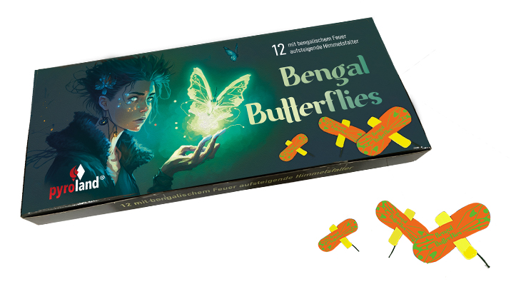 Jetzt Bengal Butterflies 12er Schachtel ab 2.54€ bestellen