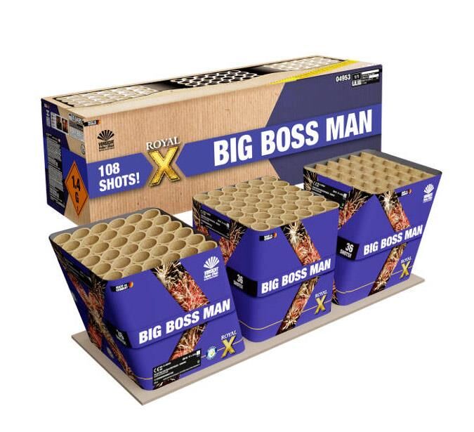 Jetzt Big Boss Man 108-Schuss-Feuerwerkverbund ab 126.65€ bestellen