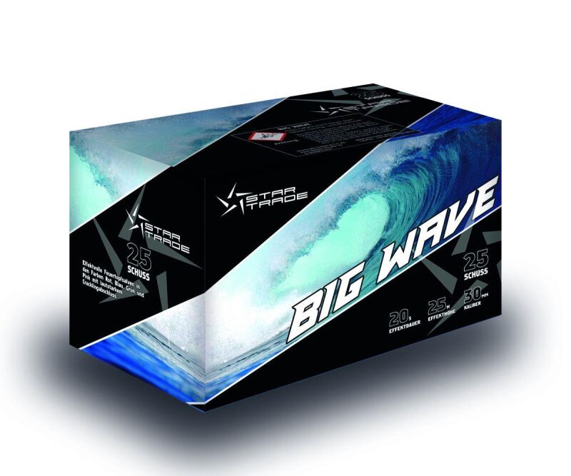 Jetzt Big Wave 25-Schuss-Feuerwerk-Batterie ab 33.99€ bestellen